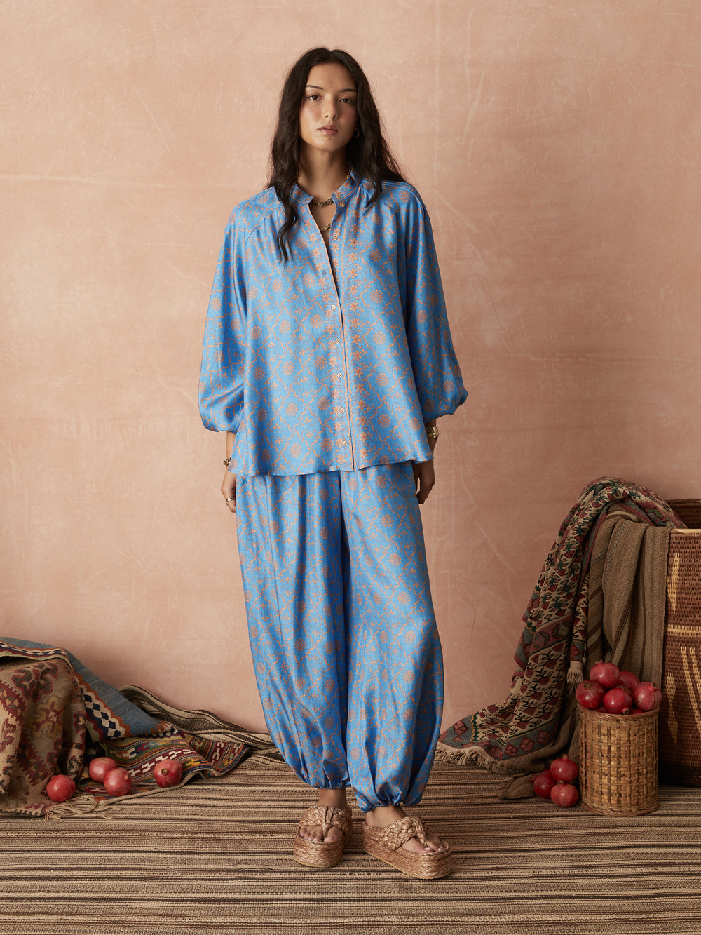 serin silk blouse