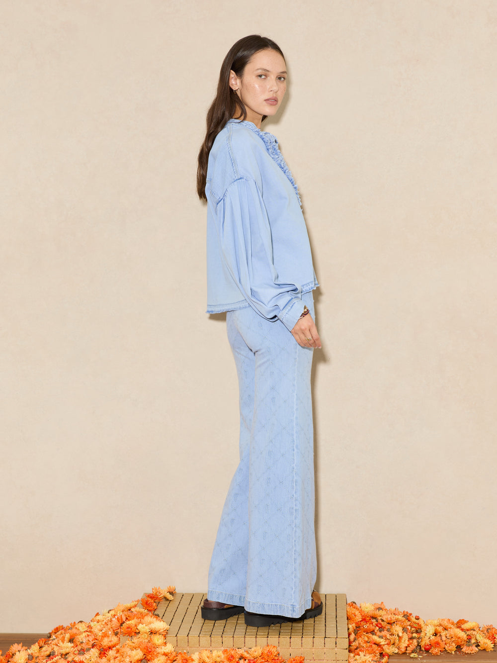 Dylan Embroidered Flare | Boteh