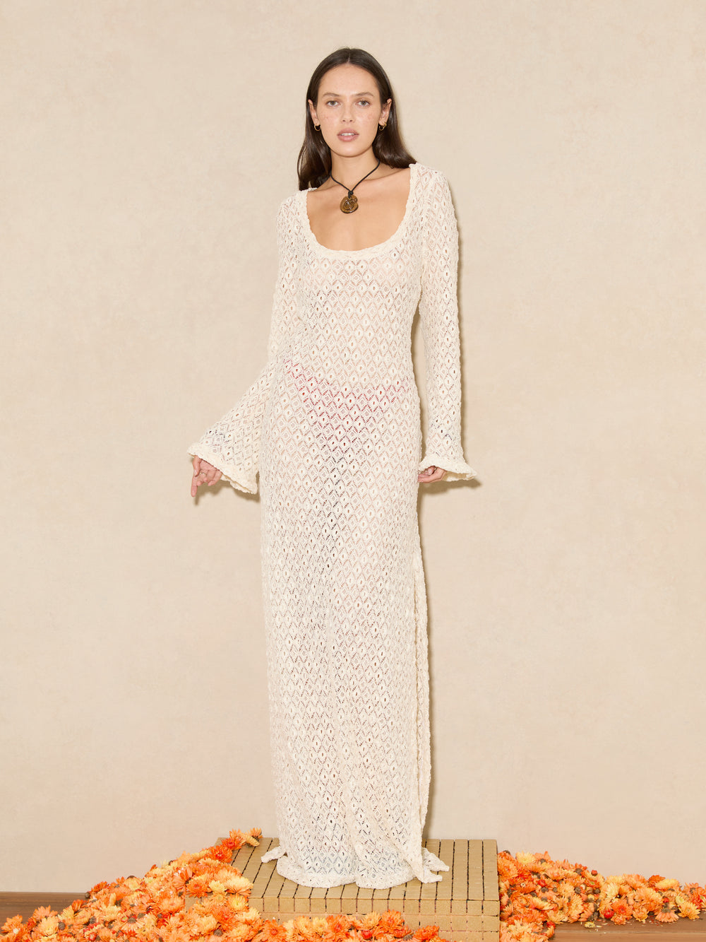 Chablis Cloque Lace Dress | Boteh