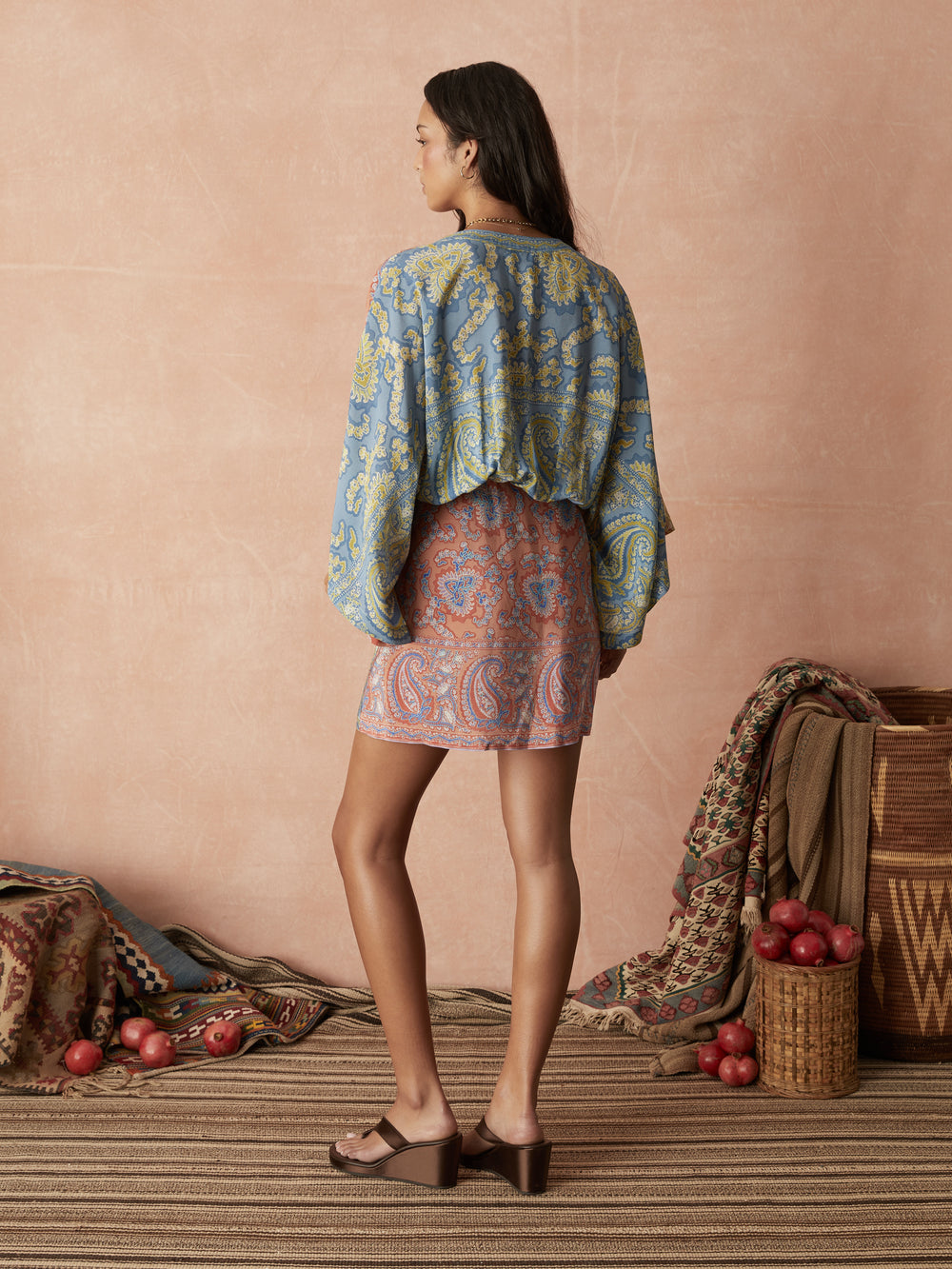 caravane silk robe dress | Boteh