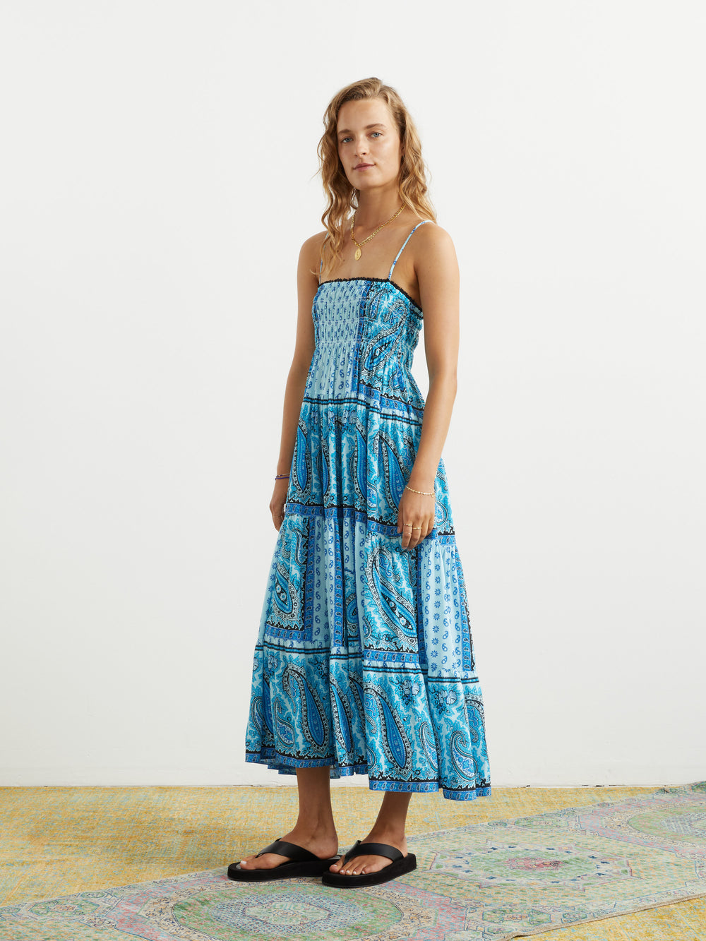 Agios Tiered Maxi Dress | Boteh