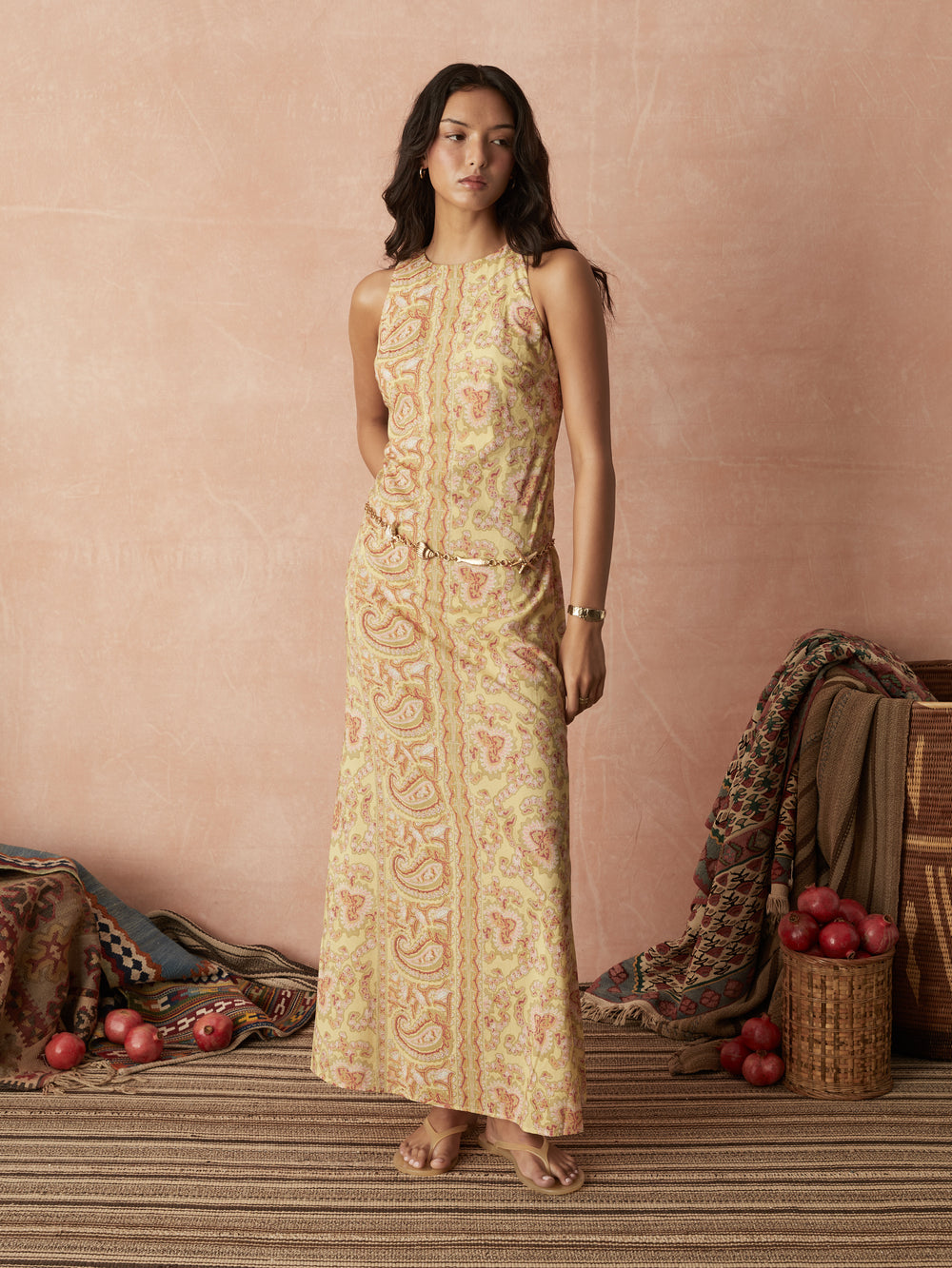 caravane column maxi dress | Boteh