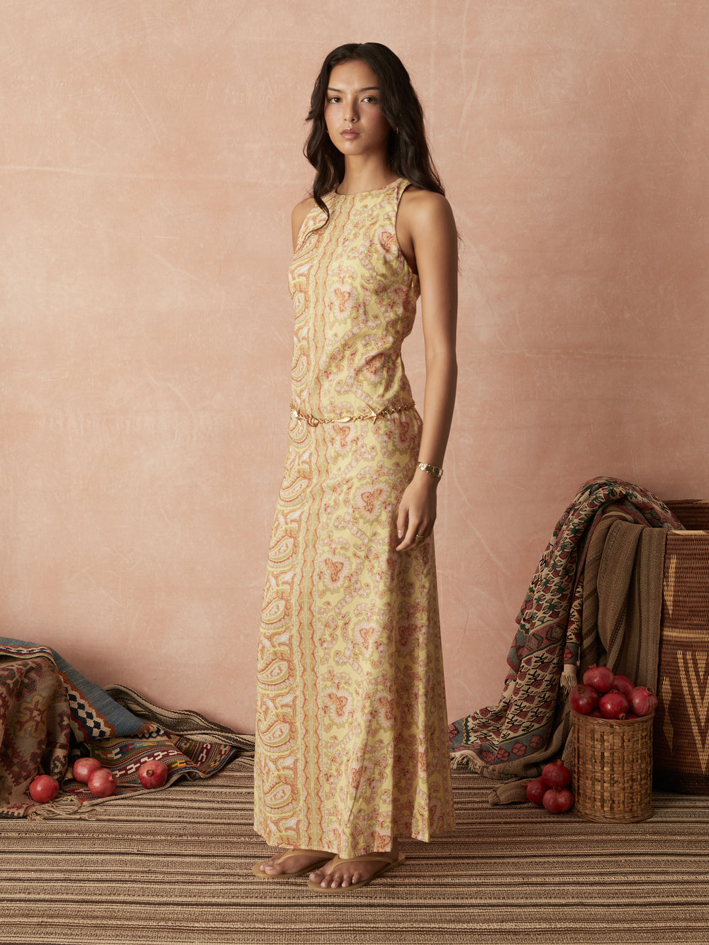 caravane column maxi dress | Boteh