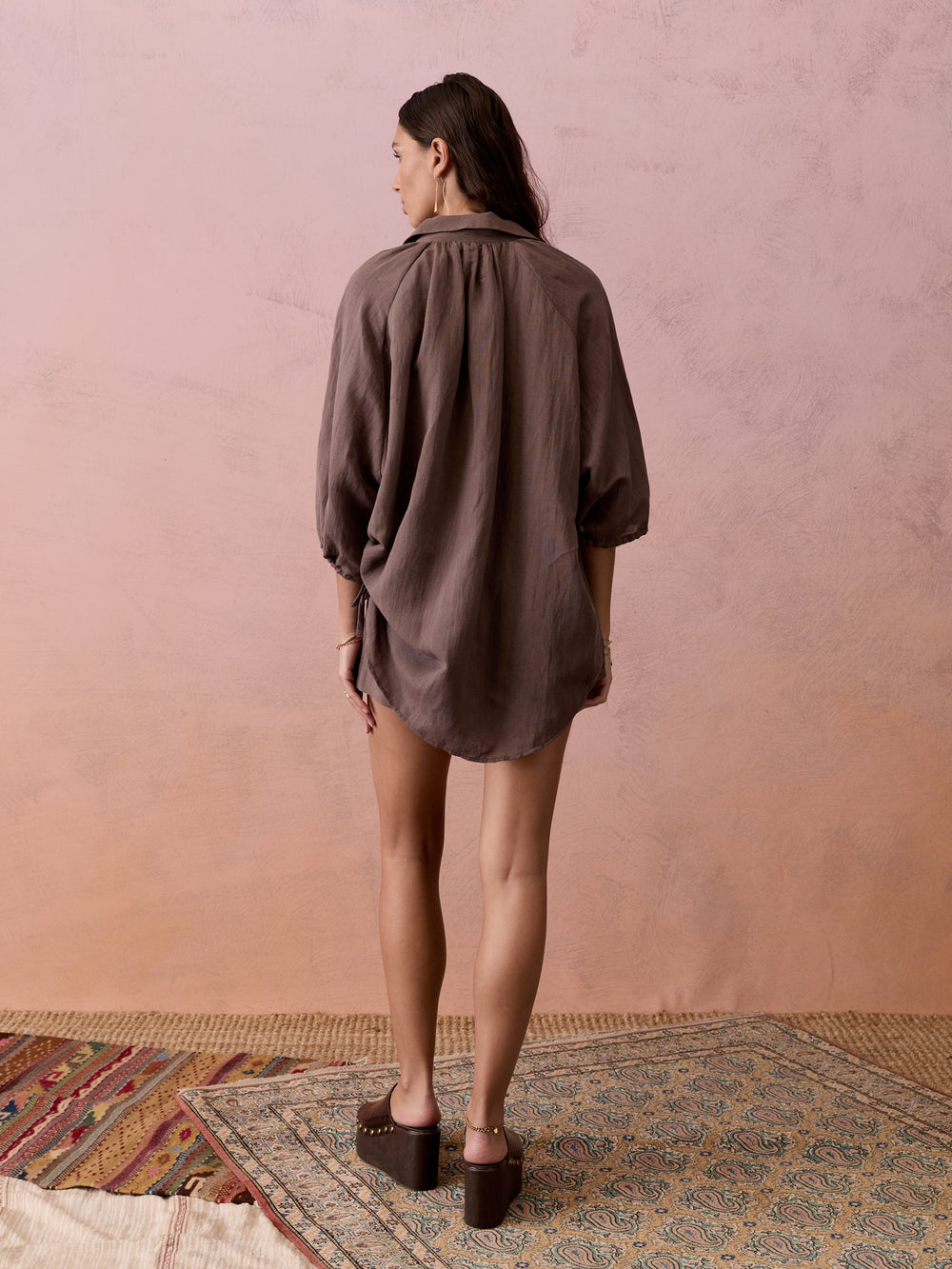 La Ponche Shirt Mocha | Boteh