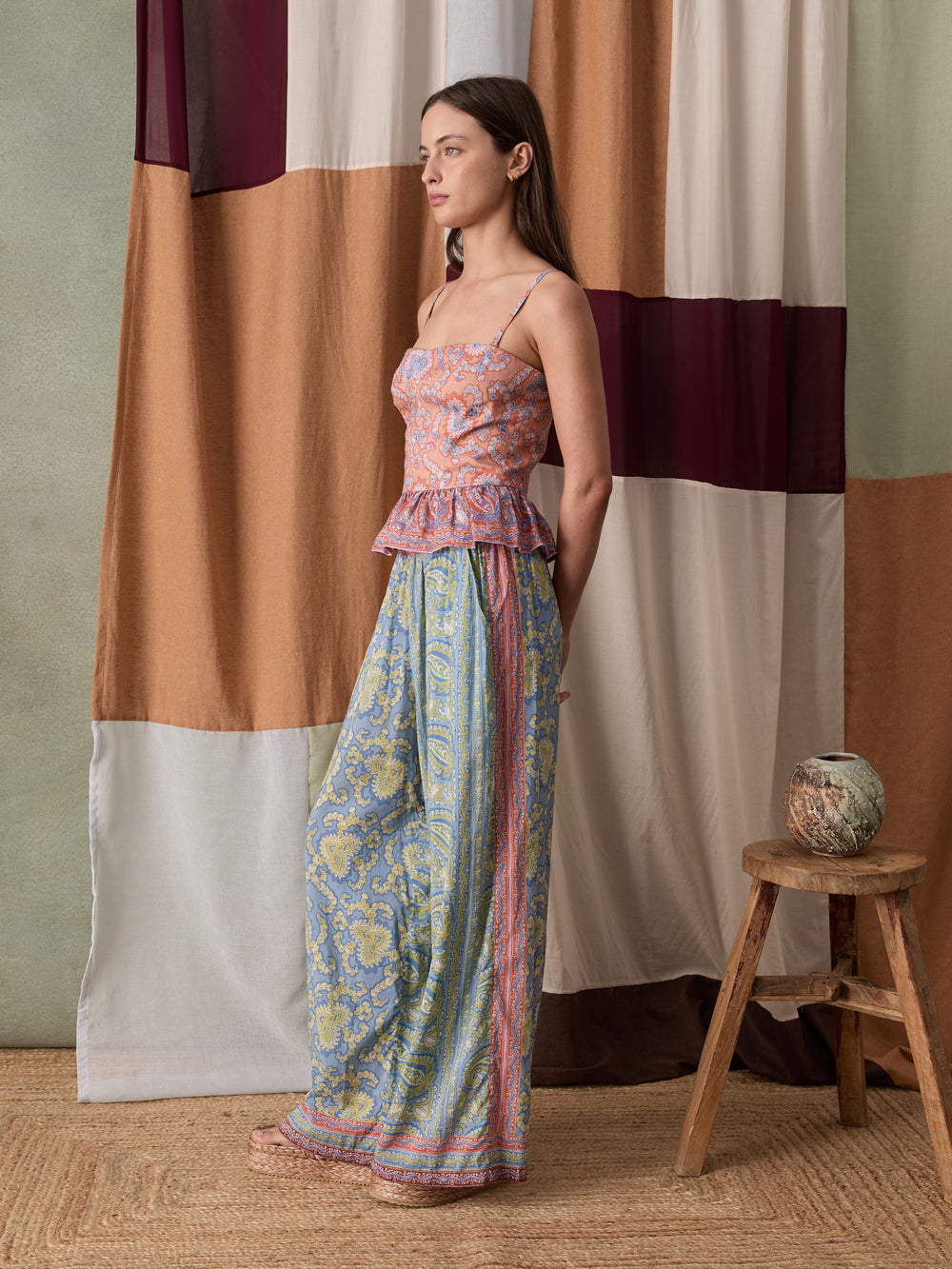 caravanne bodice terracotta | Boteh