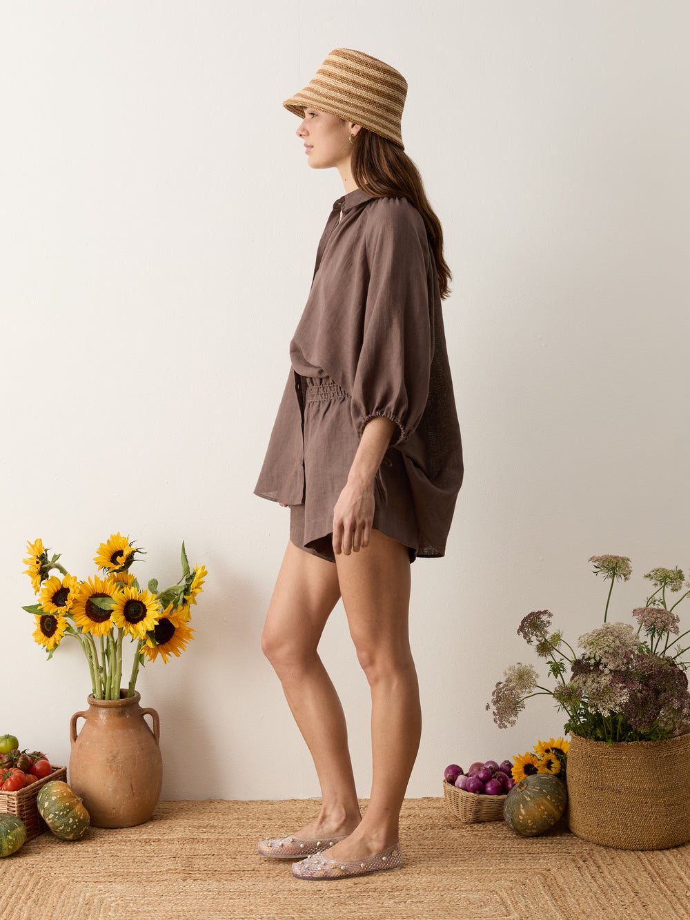 La Ponche Shirt Mocha | Boteh
