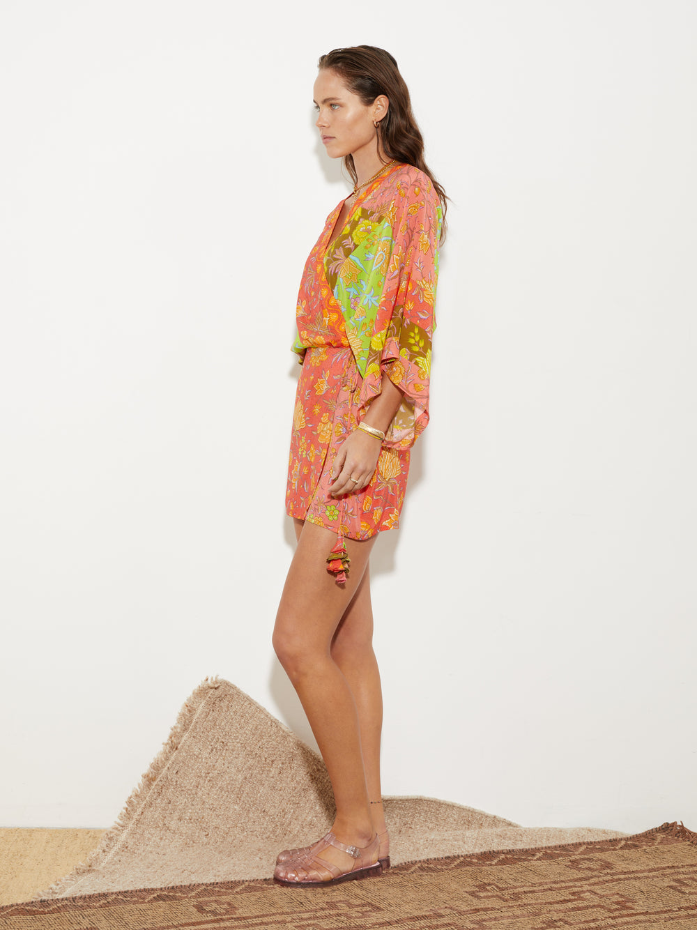 Alvita Silk Robe Dress | Boteh