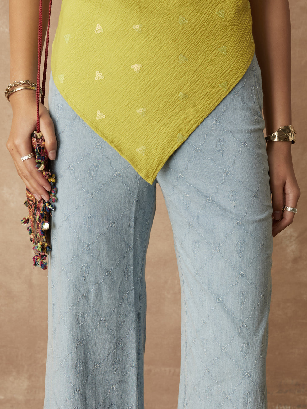 Dylan Embroidered Flare | Boteh