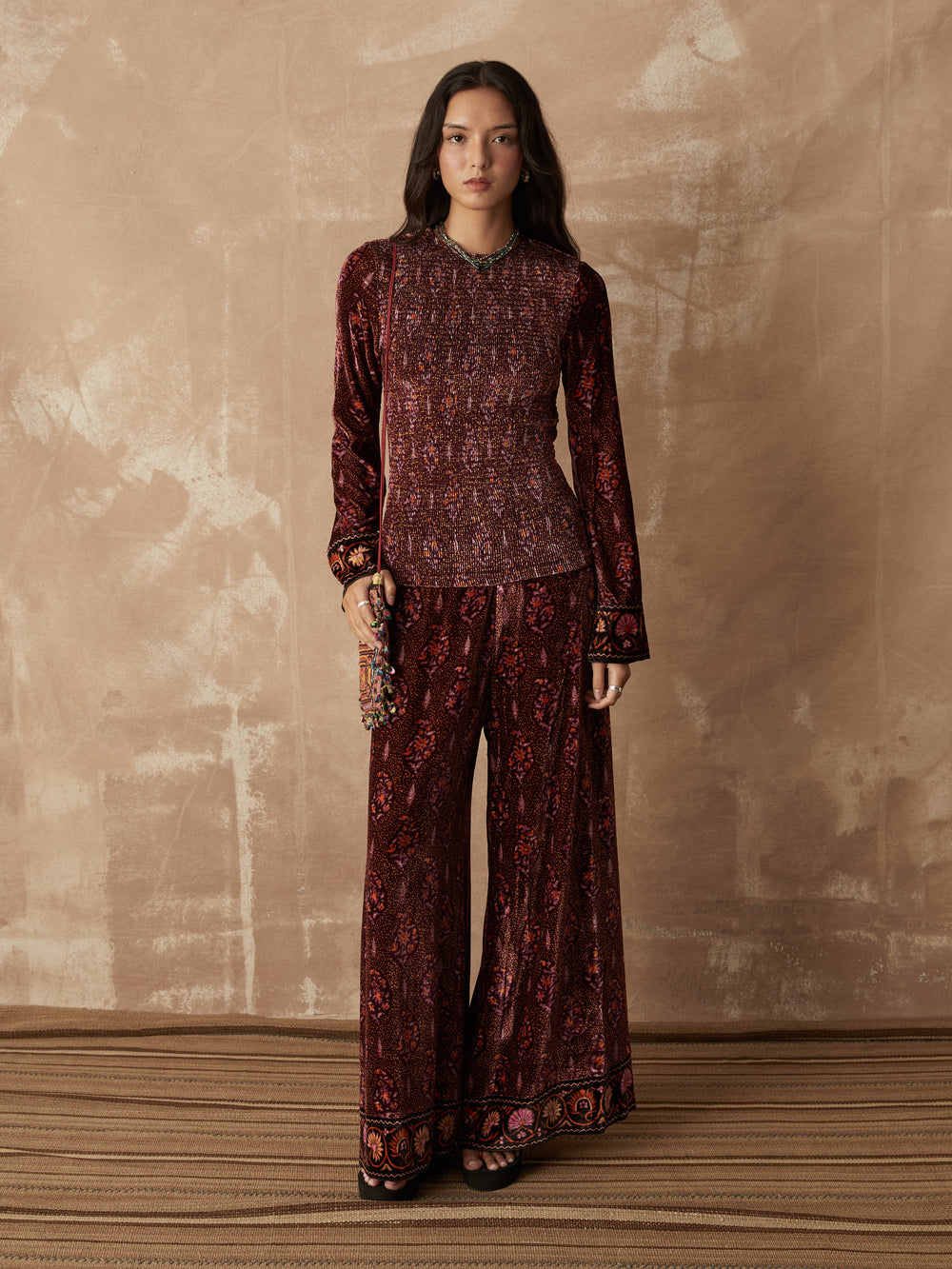 Rivoli Shirred Top | Boteh