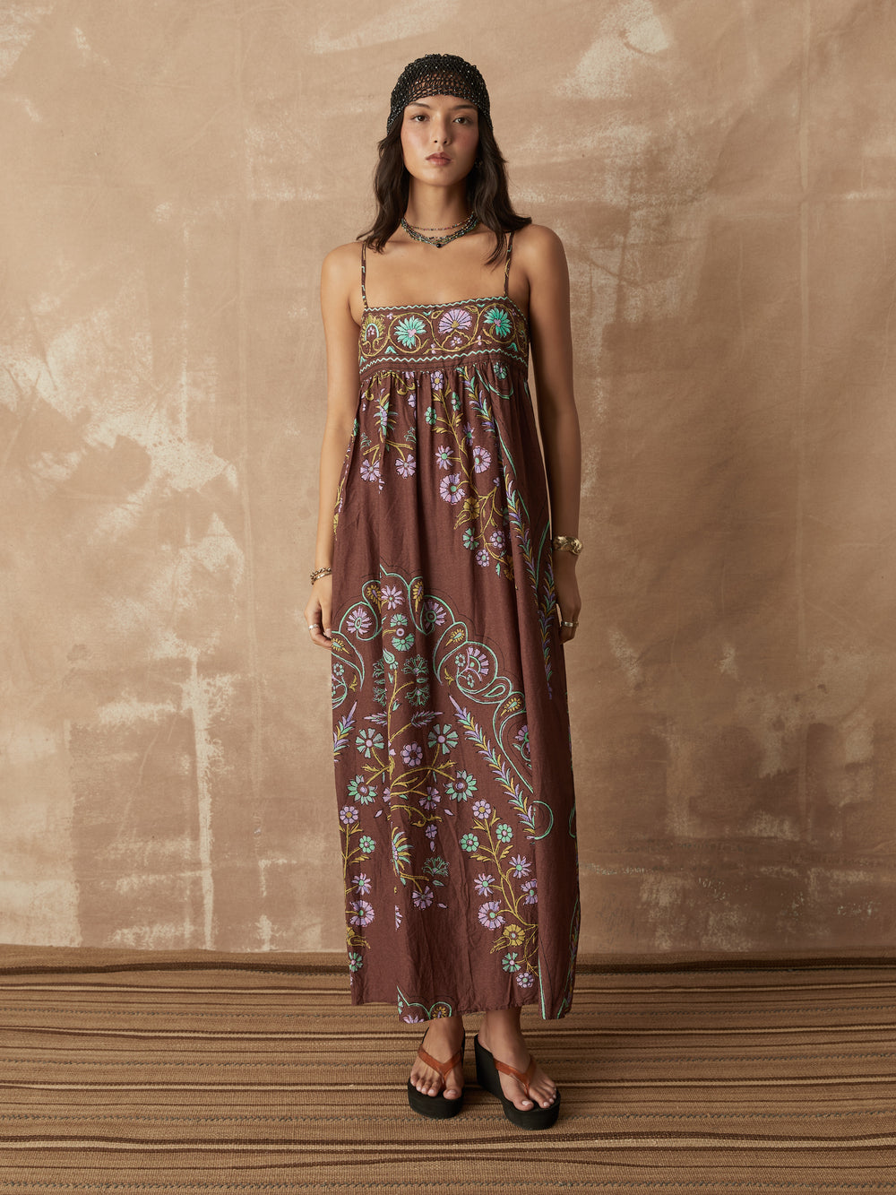 darjeeling maxi bodice dress