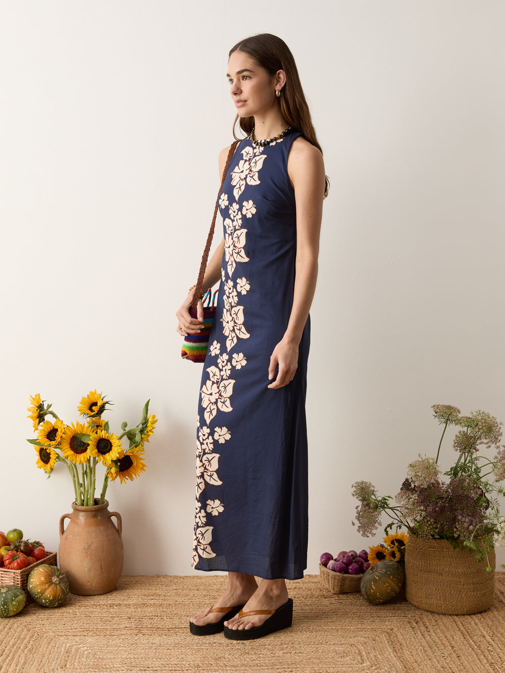 palmetto column maxi dress | Boteh