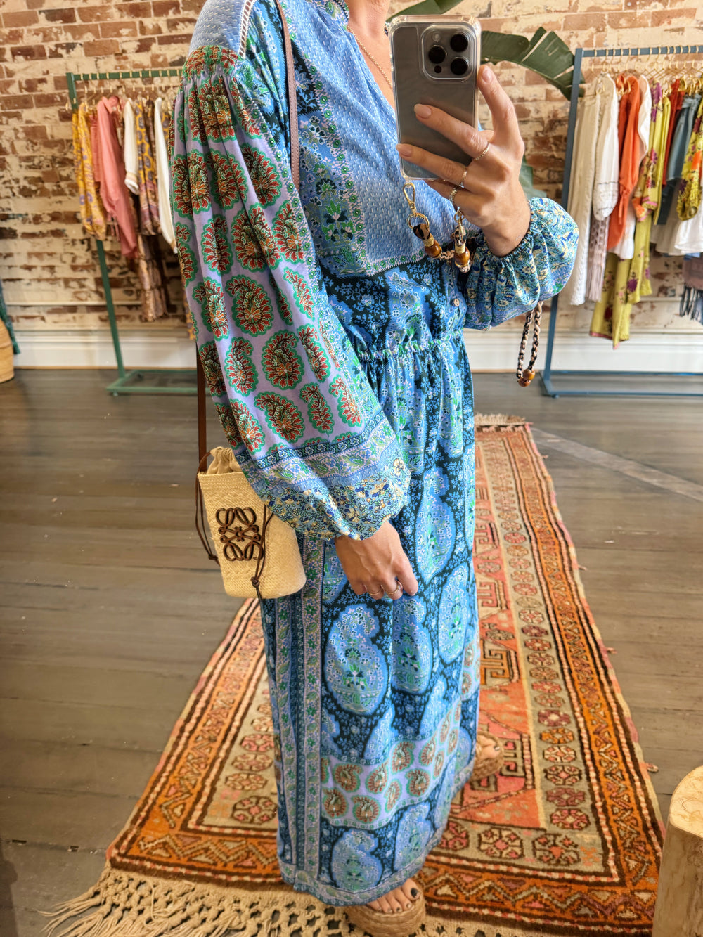 Onda Maxi Smock Dress | Boteh