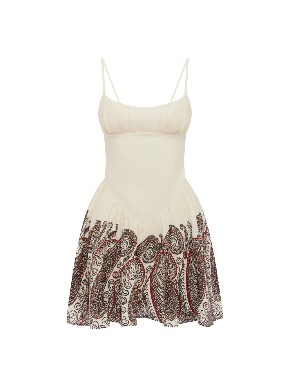 cassia gathered bust mini dress | Boteh