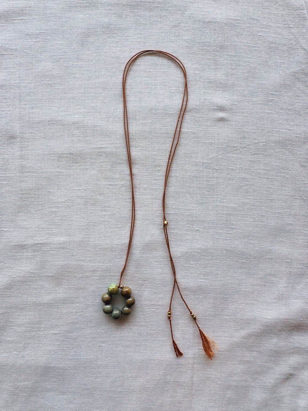 athena & co bloom necklace jade | Boteh