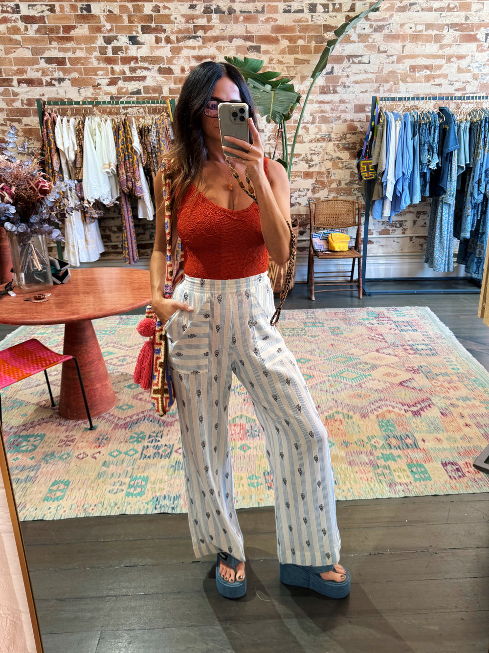 Sirenuse Straight Leg Pant | Boteh