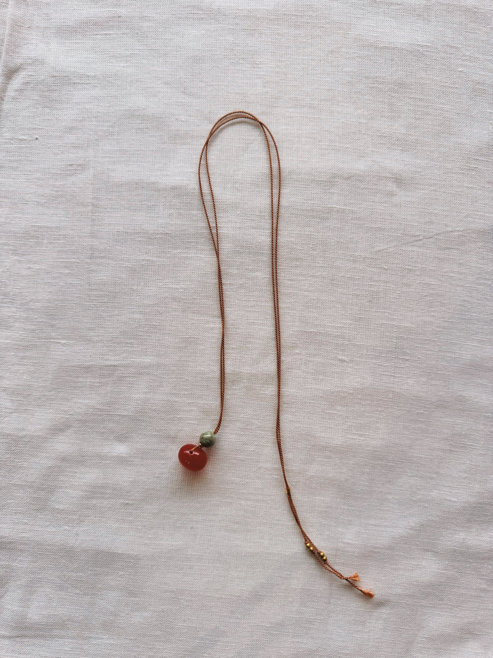 athena & co st. tropez necklace carnelian | Boteh